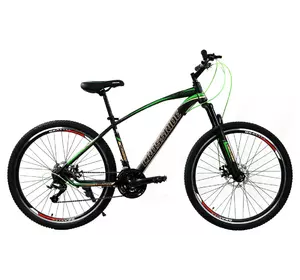 Велосипед 27.5" Crossride WESTSIDE AM DB рама 17" Чорно-зелений