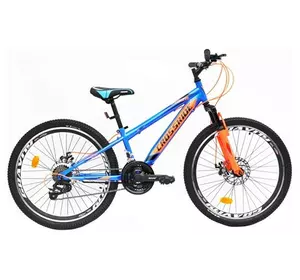 Велосипед 24" Crossride TIGER MTB рама 12" Синій