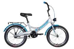 Велосипед складаний 20" FORMULA SMART 2021 рама 13" Сріблясто-синій