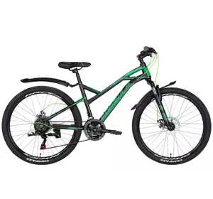 Велосипед 26" DISCOVERY DRIFT AM DD 2022 рама 16.5" Чорно-зелений