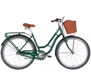 Велосипед 28" DOROZHNIK CORAL на планетарній втулці 2022 рама 19" Темно-зелений