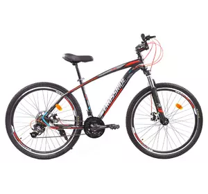 Велосипед Crossride MATRIX 27.5" MTB рама 19" Чорно-червоний