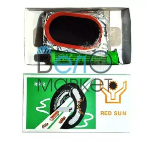 Аптечка Red Sun RS12 для ремонту вело камер і шин, клей , латки, ремкомплект
